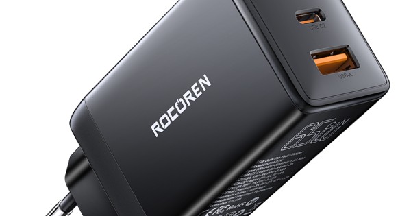 Rocoren 65W GaN Pro Fast Charger（2C+1A) Price in BD 2024