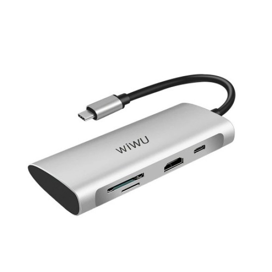 WiWU Alpha A731HP 7 in 1 USB Type C Hub