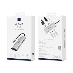 WiWU Alpha A731HP 7 in 1 USB Type C Hub