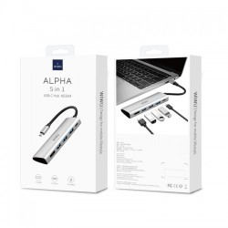 WiWu Alpha A531h 5 in 1 USB Type-C Hub