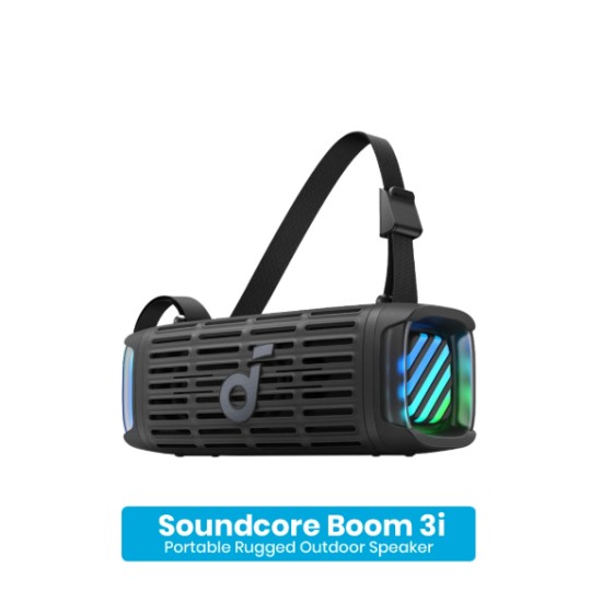 Anker Soundcore Boom 3i Portable Bluetooth Speaker
