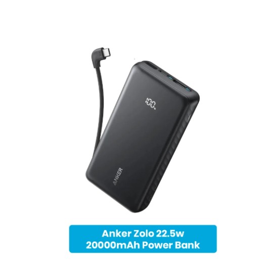 Anker Zolo 22.5w 20000mAh Power Bank