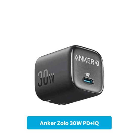 Anker Zolo 30W IQ & PD Type-C Charger Adapter
