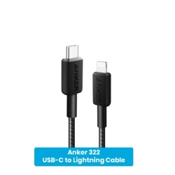 Anker 322 USB-C to Lightning Cable (3ft)