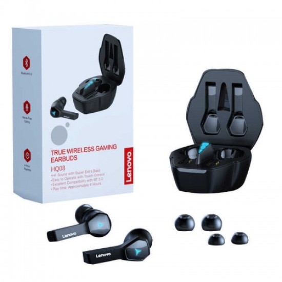 Lenovo HQ08 TWS Gaming Dual Earbuds