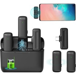 Ulanzi J12 Dual Wireless Microphone With Charging Case For Type-C