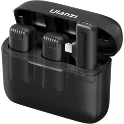 Ulanzi J12 Dual Wireless Microphone For IPhone With Charging Case