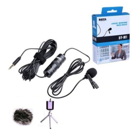 BOYA BY-M1DM Omni-Directional Lavalier Microphone