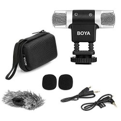 BOYA BY-MM3 Dual Head Stereo Recording Condenser Microphone