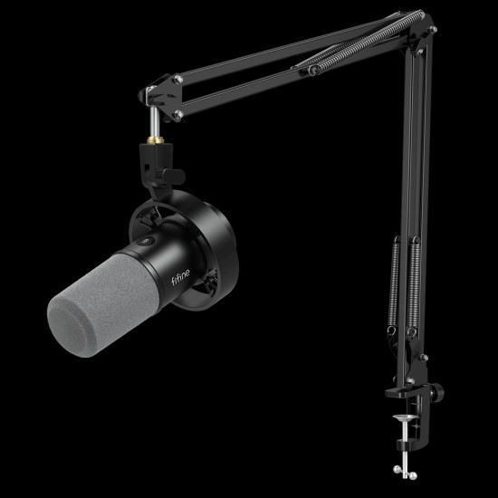 FIFINE AmpliTank K688CT USB/XLR Dynamic Microphone Kit with Boom Arm Stand