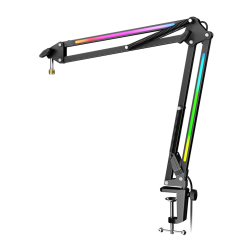 FIFINE AmpliGame BM38 RGB Microphone Boom Arm