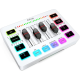 FIFINE AmpliGame SC3 USB Gaming Mixer with XLR/Headset Input, RGB Lighting, and Real-Time Monitoring