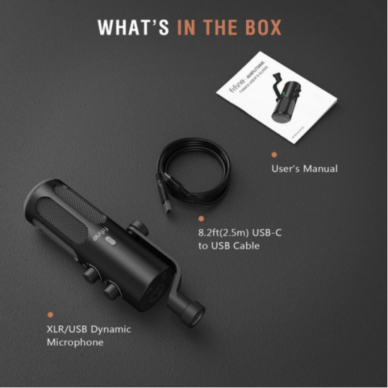 FIFINE AmpliTank Tank3 USB/XLR Dynamic Mic