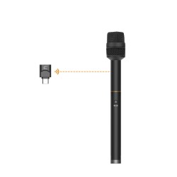 Comica Revo S Wireless Reporter Microphone for Smartphone | 48kHz/24-bit | AI Noise Reduction