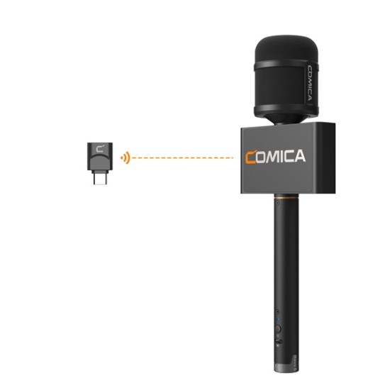 Comica Revo S Wireless Reporter Microphone for Smartphone | 48kHz/24-bit | AI Noise Reduction