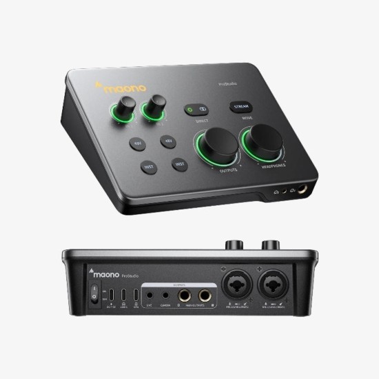 MAONO P2 USB Hybrid Audio Interface for Recording, Podcasting & Streaming