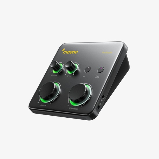 MAONO P1 USB Hybrid Audio Interface with 70dB Mic Gain & Auto Gain