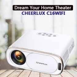 Cheerlux C16 Android Smart Projector 4000 Lumen Auto Focus Full HD 1080P