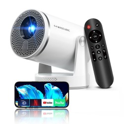 Magcubic HY320Pro Full HD Android 14 Projector | Native 1080P, Auto Focus, Voice Control, 400 ANSI Lumens