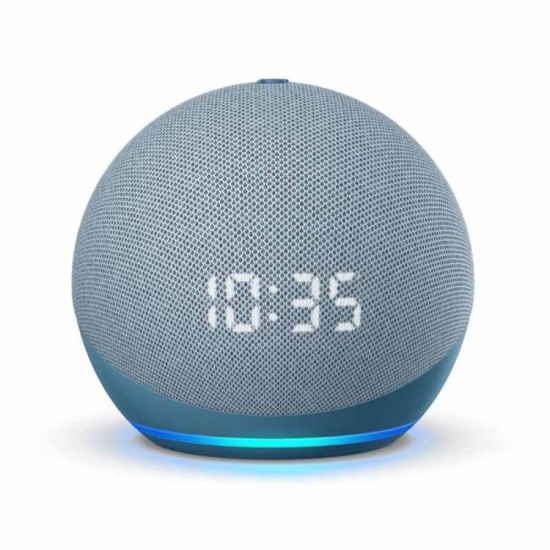 Amazon Echo Dot (4th Gen) with clock