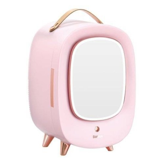 Baseus Mini Beauty Fridge for Cosmetics With Mirror Pink (CRBXNS-A04)