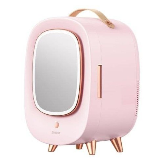 Baseus Mini Beauty Fridge for Cosmetics With Mirror Pink (CRBXNS-A04)