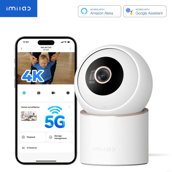 IMILAB C40 4K WiFi Plug-in Indoor Camera