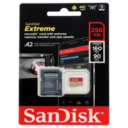 SanDisk Extreme 256GB MicroSDXC Memory Card