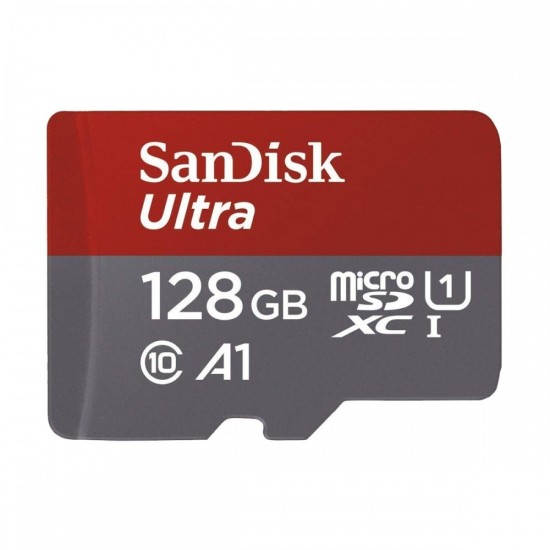 Sandisk 128GB Ultra Micro SDXC UHS-1 A1 Memory Card  with Adapter