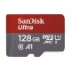 Sandisk 128GB Ultra Micro SDXC UHS-1 A1 Memory Card  with Adapter