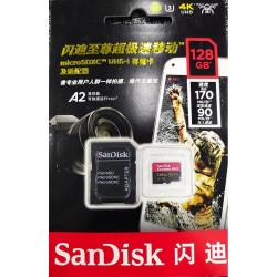 SanDisk Extreme PRO 128GB UHS-I/U3 Micro SDXC Memory Card 4K