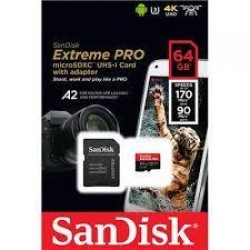 SanDisk Extreme PRO 64GB UHS-I/U3 Micro SDXC Memory Card 4K