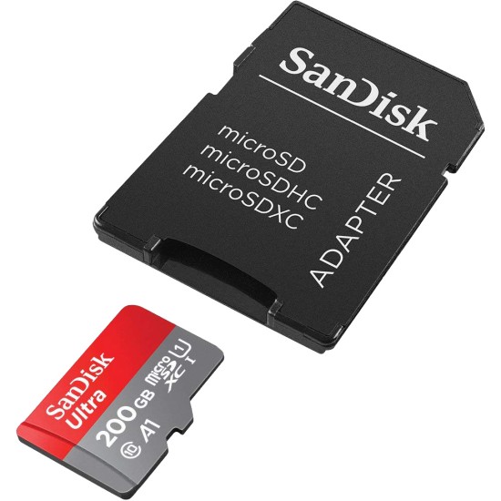 SANDISK Ultra microSDXC 200GB  Adaptor SD