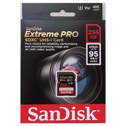 SanDisk 256GB Extreme Pro SDXC Card