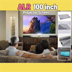 100 Inch ALR Projector Screen Paper High Gain Anti-Light Reflection Screen