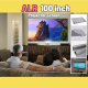 100 Inch ALR Projector Screen Paper High Gain Anti-Light Reflection Screen