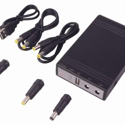 WGP Mini DC UPS for wifi router + onu 8 Hours power backup (5v,9v, 12 Output)