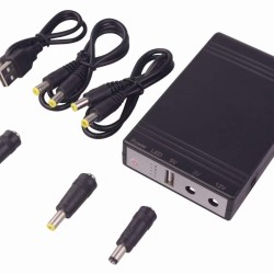 WGP Mini DC UPS for wifi router + onu 10 Hours power backup 10400MAH (5v,9v, 12 Output)