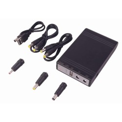 WGP Mini DC UPS for wifi router + onu 8 Hours power backup (5v,9v, 12 Output)