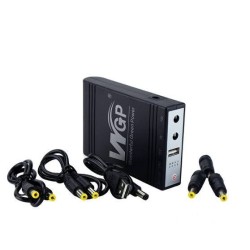 WGP Mini UPS for wifi router + Onu 10 Hours power backup 10400MAH (5v,12v,12v Output)