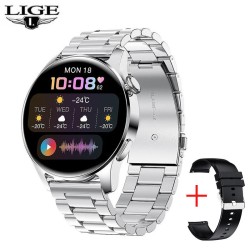 LIGE BW0256 smart watch with Bluetooth calling ( Dual strap)