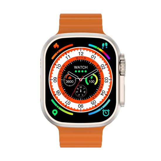 WiWU SW01 Ultra Smartwatch 1.9 INCH IPS DISPLAY 420MAH BIG BATTERY