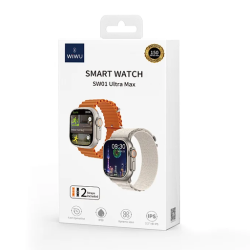 WiWU SW01 Ultra Max Wireless Bluetooth Smart Watch for Phone Big Size Screen